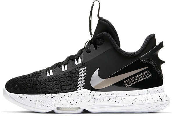 (Youth) Nike LeBron Witness 5 'Black Metallic Silver' CT4629-001 Buy (Youth) Nike LeBron Witness 5 'Black Metallic Silver' CT4629-001