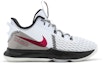 Buy (JR) Nike LeBron Witness 5 'Kelabu Fireberry' CT4629-008
