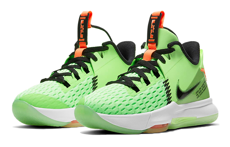Lookbook (JR) Nike LeBron Witness 5 ''Grinch'' Groen Sneakers CT4629-300
