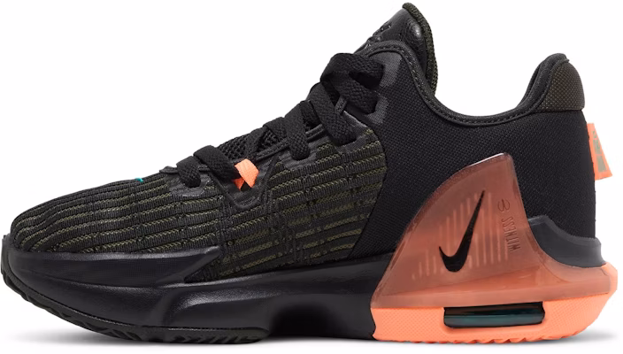 (Youth) Nike LeBron Witness 6 'Black Crimson Pulse' DD0423-001 Lookbook (Youth) Nike LeBron Witness 6 'Black Crimson Pulse' DD0423-001