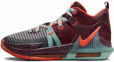 (Youth) Nike LeBron Witness 7 SE 'Team Red Jade' FB8976-600 (Youth) Nike LeBron Witness 7 SE 'Team Red Jade' FB8976-600