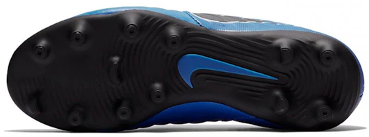 Shop 兒童 Nike JR Legend 7 Club FG 硬地足球鞋 藍黑色