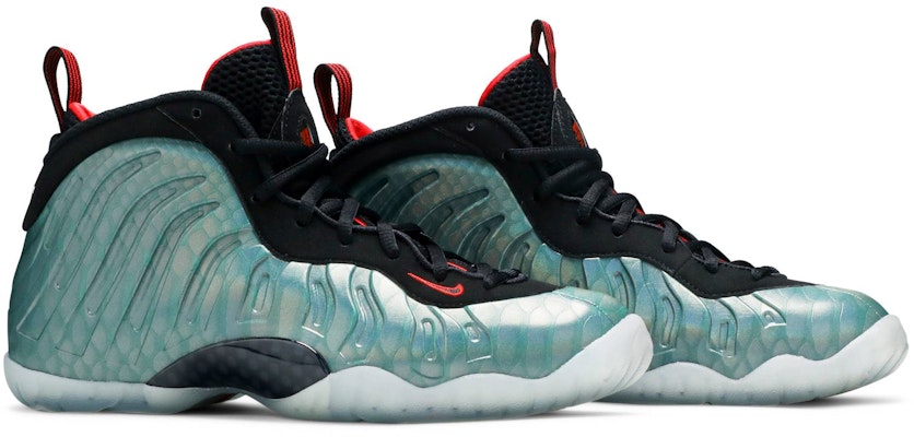 Nike Foamposite One 去釣魚 防滑輕便 中筒 復古籃球鞋 GS 黑綠 Cheap Nike Foamposite One 去釣魚 防滑輕便 中筒 復古籃球鞋 GS 黑綠