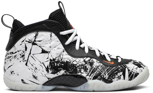 (JR) Nike Little Posite One BG 'Shattered Backboard' Putih Hitam Oranye 644791-011 Buy (JR) Nike Little Posite One BG 'Shattered Backboard' Putih Hitam Oranye 644791-011