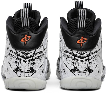 (JR) Nike Little Posite One BG 'Shattered Backboard' Putih Hitam Oranye 644791-011 Details for (JR) Nike Little Posite One BG 'Shattered Backboard' Putih Hitam Oranye 644791-011