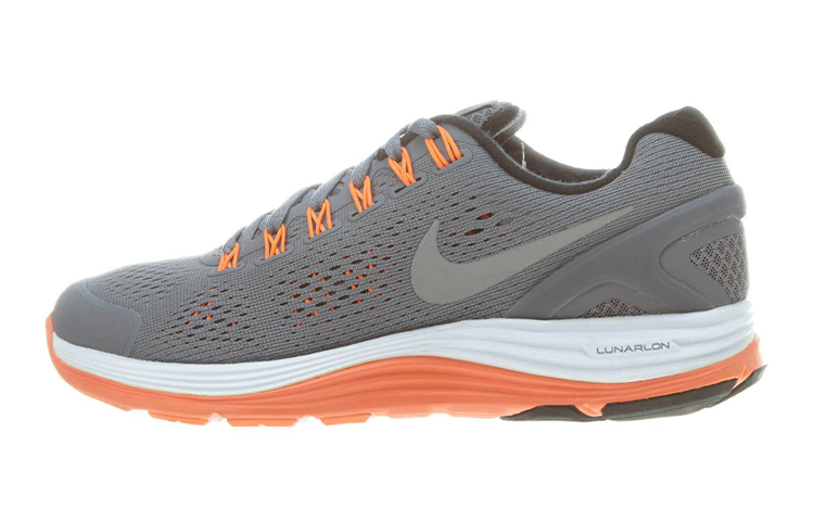 (Youth) Nike Lunarglide 4 Low-Top Grey/Orange 525368-002