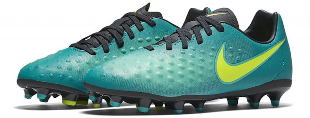 (JR) Nike Magista Obra 2 FG ''Rio Teal Volt Obsidian'' Voetbalschoenen 844415-375 Order (JR) Nike Magista Obra 2 FG ''Rio Teal Volt Obsidian'' Voetbalschoenen 844415-375