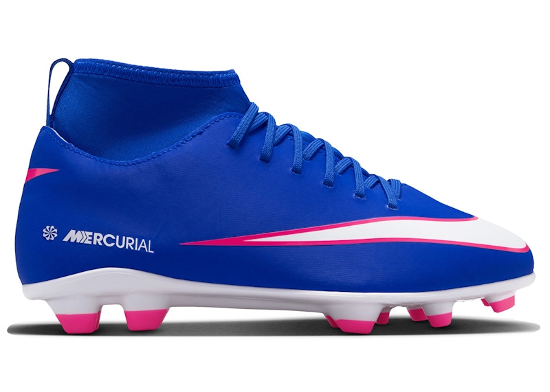 (Youth) Nike Jr. Mercurial Superfly 10 High MG 'Racer Blue' FQ8318-446