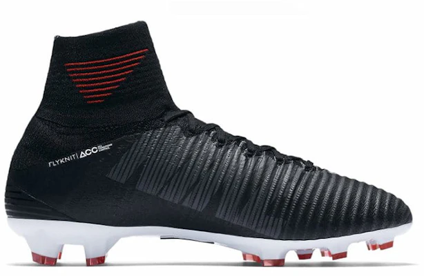 兒童 Nike JR Mercurial Superfly 5 刺客 11 DF FG 硬地 高幫足球鞋 黑白紅 Order 兒童 Nike JR Mercurial Superfly 5 刺客 11 DF FG 硬地 高幫足球鞋 黑白紅