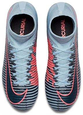 兒童 Nike JR Mercurial Superfly 5 刺客 11 DF FG 硬地足球鞋 灰藍色 Shop 兒童 Nike JR Mercurial Superfly 5 刺客 11 DF FG 硬地足球鞋 灰藍色