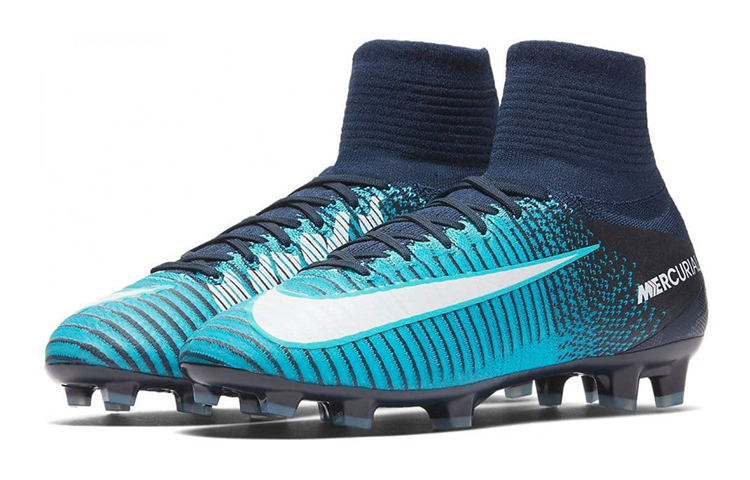 Lookbook 兒童 Nike JR Mercurial Superfly 5 刺客 11 DF FG 硬地足球鞋 黑藍色