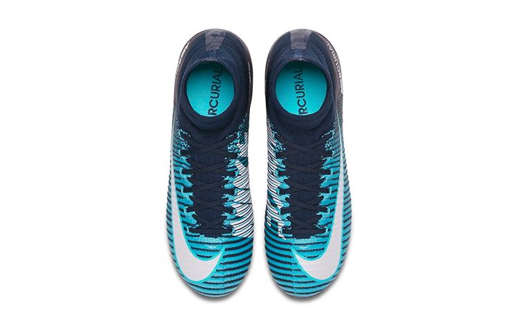 Shop 兒童 Nike JR Mercurial Superfly 5 刺客 11 DF FG 硬地足球鞋 黑藍色