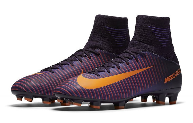 Lookbook 兒童 Nike JR Mercurial Superfly 5 刺客 11 FG 硬地足球鞋 黑紫橙