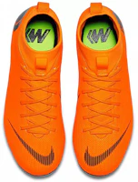 Shop 兒童 Nike JR Mercurial Superfly 6 刺客 12 Academy FG/MG 多場地足球鞋 橙黑