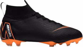 (Youth) Nike Mercurial Superfly 6 Elite FG 'Black Total Orange' AH7340-081 (Youth) Nike Mercurial Superfly 6 Elite FG 'Black Total Orange' AH7340-081