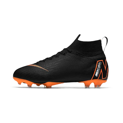 (Youth) Nike Mercurial Superfly 6 Elite FG 'Black Total Orange'