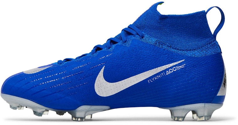 (PS) Nike Mercurial Superfly 6 Elite FG 'Racer Blue Silver' Sepatu Bola Terbaru AH7340-400 Lookbook (PS) Nike Mercurial Superfly 6 Elite FG 'Racer Blue Silver' Sepatu Bola Terbaru AH7340-400