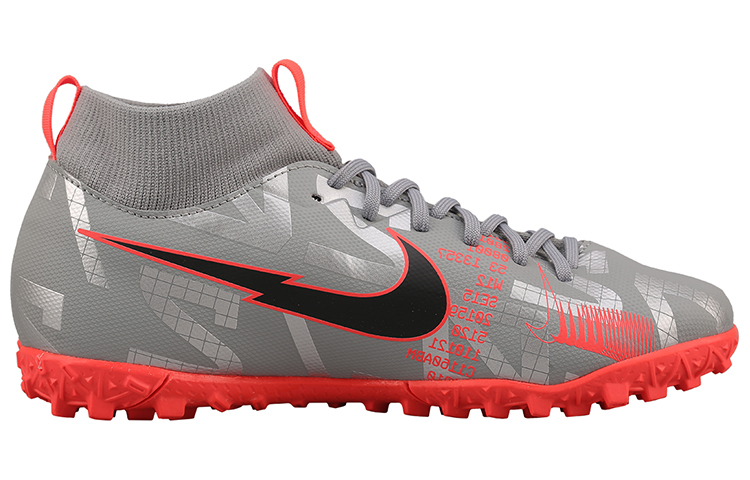 (Youth) Nike Mercurial Superfly 7 Academy TF Turf 'Gray Silver Pink' 圖 2