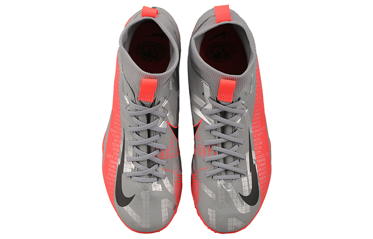 (Youth) Nike Mercurial Superfly 7 Academy TF Turf 'Gray Silver Pink' 圖 4