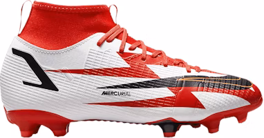 (Youth) Nike Mercurial Superfly 8 Academy CR7 MG 'Chile Red' DB2672-600 (Youth) Nike Mercurial Superfly 8 Academy CR7 MG 'Chile Red' DB2672-600