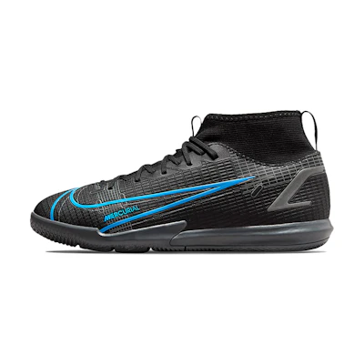 (Youth) Nike Mercurial Superfly 8 Academy IC 'Black Photo Blue'