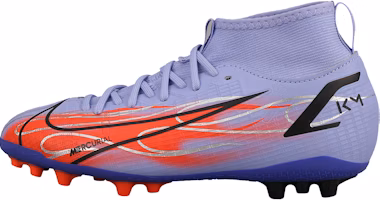 (Youth) Nike Mercurial Superfly 8 Academy KM AG High-Top Soccer Shoes 'Purple Orange' DB2675-506 (Youth) Nike Mercurial Superfly 8 Academy KM AG High-Top Soccer Shoes 'Purple Orange' DB2675-506