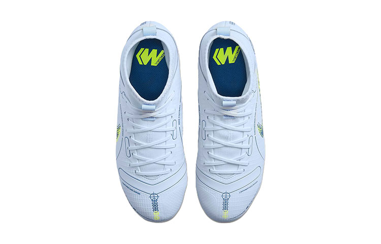 Shop (JR) Nike Mercurial Superfly 8 Academy MG ''Football Grey Dunkel Marina Blau'' DJ2854-054