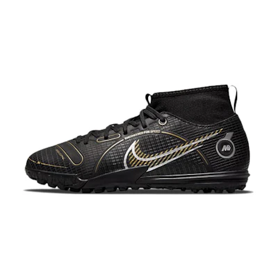 (Youth) Nike Mercurial Superfly 8 Academy TF 'Black Metallic Gold'