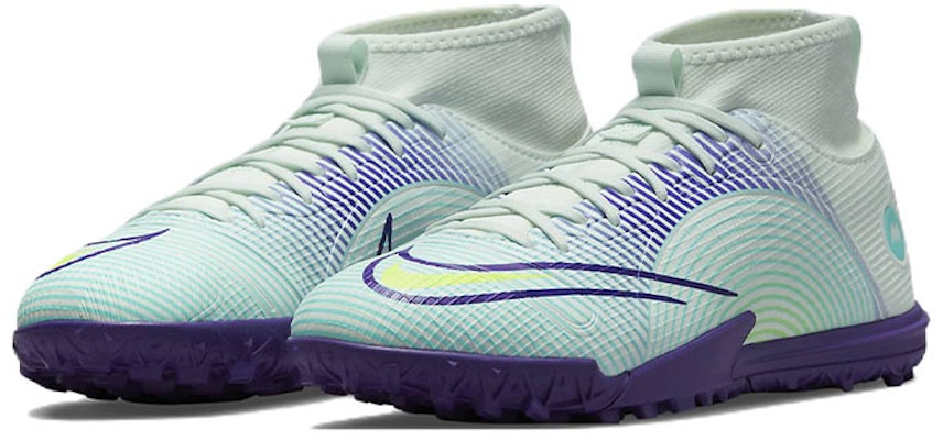 (Youth) Nike Mercurial Superfly 8 Academy TF 'Dream Speed - Barely Green Electro Purple' DN3776-375 Lookbook (Youth) Nike Mercurial Superfly 8 Academy TF 'Dream Speed - Barely Green Electro Purple' DN3776-375