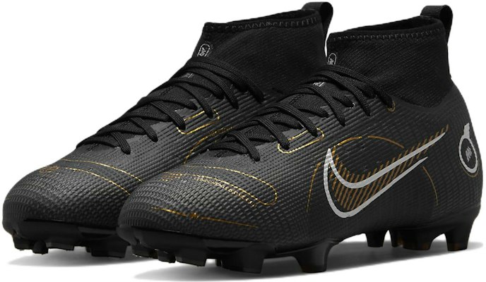 兒童 Nike Jr. Mercurial Superfly 8 刺客 14 Pro FG 硬地足球鞋 黑色 Lookbook 兒童 Nike Jr. Mercurial Superfly 8 刺客 14 Pro FG 硬地足球鞋 黑色