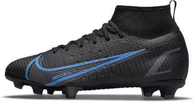 (Youth) Nike Mercurial Superfly 8 Pro FG 'Black Photo Blue' CV0804-004 (Youth) Nike Mercurial Superfly 8 Pro FG 'Black Photo Blue' CV0804-004