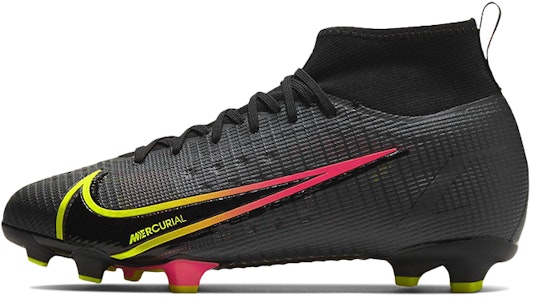 (JR) 耐克Mercurial Superfly 8 PRO FG '黑红黄'足球鞋 CV0804-090 Buy (JR) 耐克Mercurial Superfly 8 PRO FG '黑红黄'足球鞋 CV0804-090