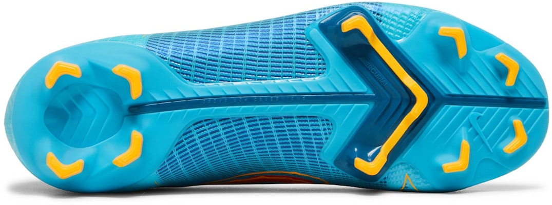 兒童 Nike Jr. Mercurial Superfly 8 刺客 14 Pro FG 硬地足球鞋 藍黃 Shop 兒童 Nike Jr. Mercurial Superfly 8 刺客 14 Pro FG 硬地足球鞋 藍黃