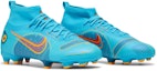 Cheap 兒童 Nike Jr. Mercurial Superfly 8 刺客 14 Pro FG 硬地足球鞋 藍黃