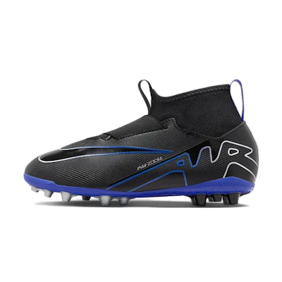 (Youth) Nike Mercurial Superfly 9 Academy AG 'Black Hyper Royal'