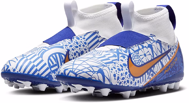 (JR) Nike Mercurial Superfly 9 Academy CR7 AG 'Biru Putih' DQ5322-182 Lookbook (JR) Nike Mercurial Superfly 9 Academy CR7 AG 'Biru Putih' DQ5322-182