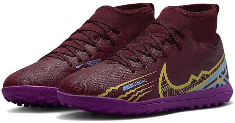 (JR) Kylian Mbappé x Nike Mercurial Superfly 9 Club TF 'Dark Beetroot' Sepatu Bola DO9795-694 Lookbook (JR) Kylian Mbappé x Nike Mercurial Superfly 9 Club TF 'Dark Beetroot' Sepatu Bola DO9795-694