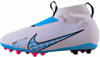 (Youth) Nike Mercurial Superfly 9 JR Mercurial Zoom 15 Academy AG 'White Blue' DJ5613-146 (Youth) Nike Mercurial Superfly 9 JR Mercurial Zoom 15 Academy AG 'White Blue' DJ5613-146