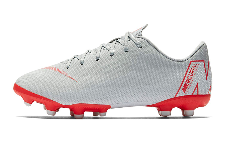 (Youth) Nike Mercurial Vapor 12 Academy MG 'Wolf Grey Crimson' AH7347-060