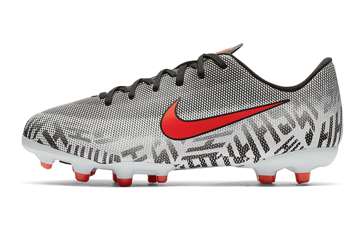 (Youth) Nike Mercurial Vapor 12 Academy Neymar FG/MG 'Grey Red' AO2896-170