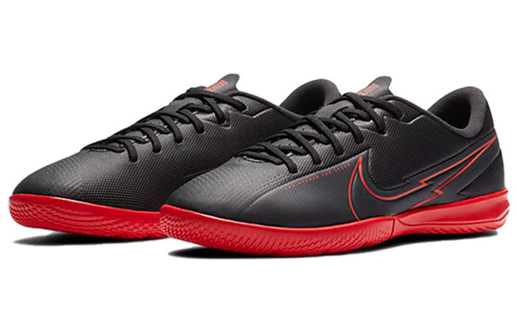 Lookbook (JR) 나이키 머큐리얼 베이퍼 13 아카데미 IC '블랙 칠리 레드' AT8137-060