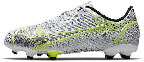 (Youth) Nike Mercurial Vapor 14 Academy FG MG 'Metallic Silver Volt' CV0811-107 (Youth) Nike Mercurial Vapor 14 Academy FG MG 'Metallic Silver Volt' CV0811-107