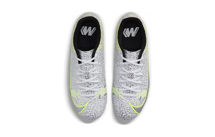 Shop (JR) Nike Mercurial Vapor 14 Academy FG MG ''Metallic Silver Volt'' Fußballschuhe CV0811-107