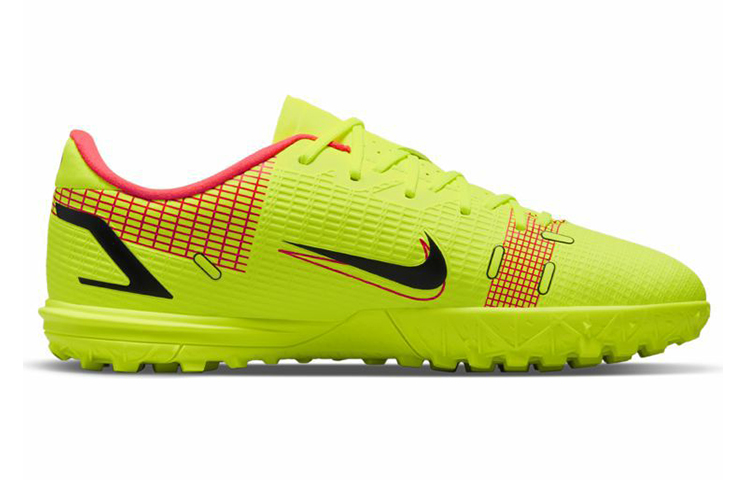 Order 兒童 Nike Jr Mercurial Vapor 14 刺客 14 Academy TF 耐磨舒適 低筒足球鞋 螢光黃