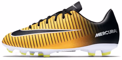 (Youth) Nike Mercurial Victory VI Firm Ground 'Black Yellow White' 831945-801 (Youth) Nike Mercurial Victory VI Firm Ground 'Black Yellow White' 831945-801