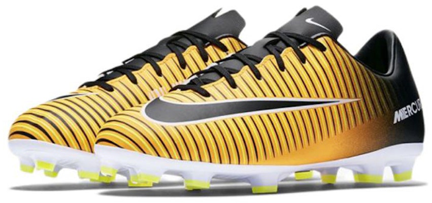 (JR) Nike Mercurial Victory VI Firm Ground 'Hitam Kuning Putih' 831945-801 Lookbook (JR) Nike Mercurial Victory VI Firm Ground 'Hitam Kuning Putih' 831945-801
