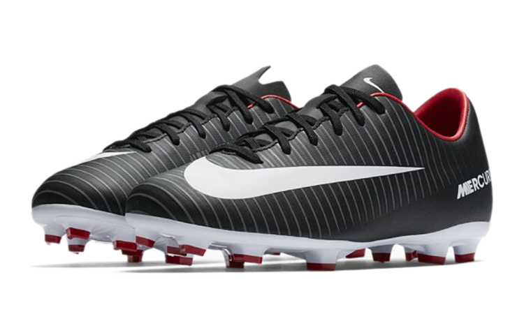 Lookbook (JR) Nike Mercurial Victory VI Terrain Ferme ''Noir Blanc Rouge'' 831945-002