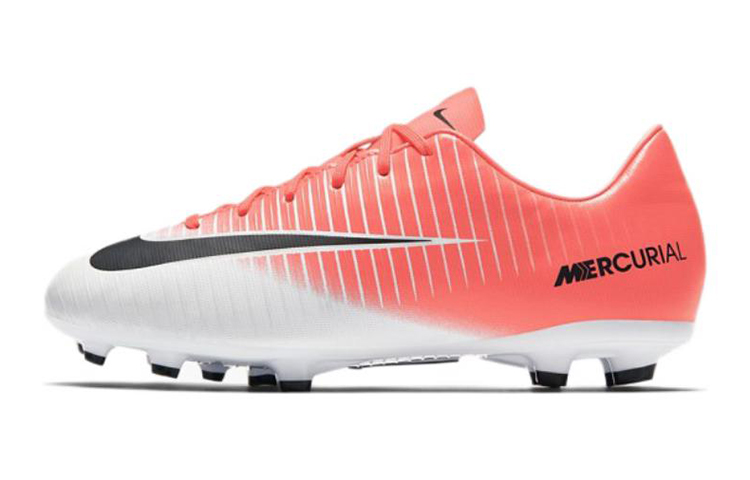(Youth) Nike Mercurial Victory VI Firm Ground 'White Pink' 831945-601