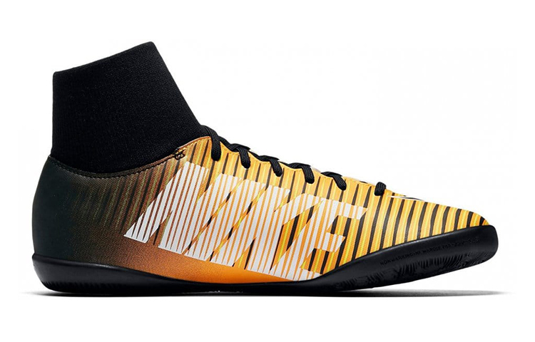 Order 兒童 Nike JR Mercurialx Victory 6 DF IC 室內場地足球鞋 黑黃色