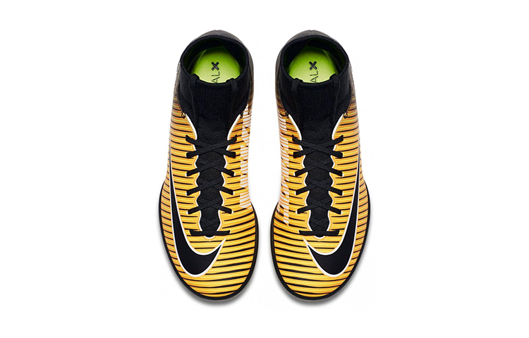 Shop 兒童 Nike JR Mercurialx Victory 6 DF IC 室內場地足球鞋 黑黃色